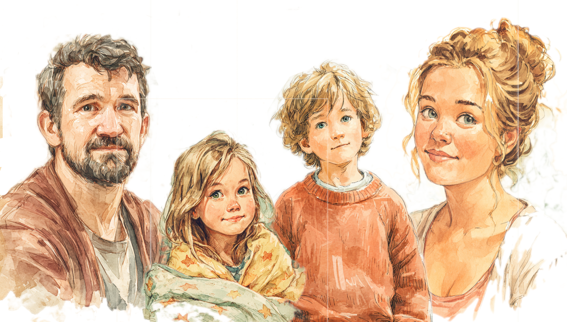 Familienportrait: Jonas und seine Familie